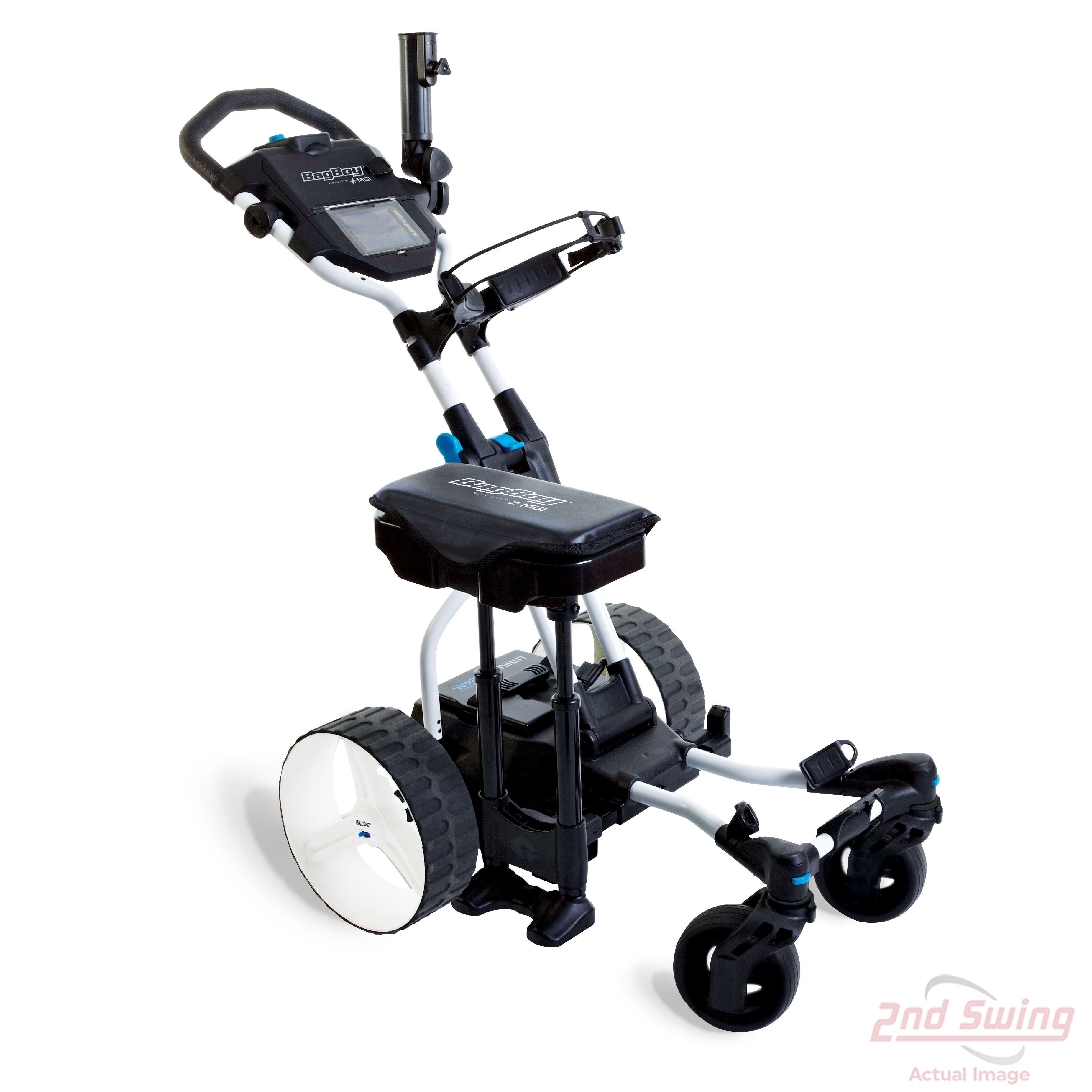 Bag Boy Navigator Quad Electric Push and Pull Cart 2nd Swing Golf